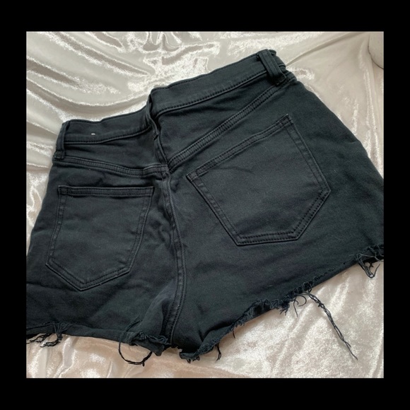 Never worn dark cut off jean shorts size 27 - Picture 2 of 11